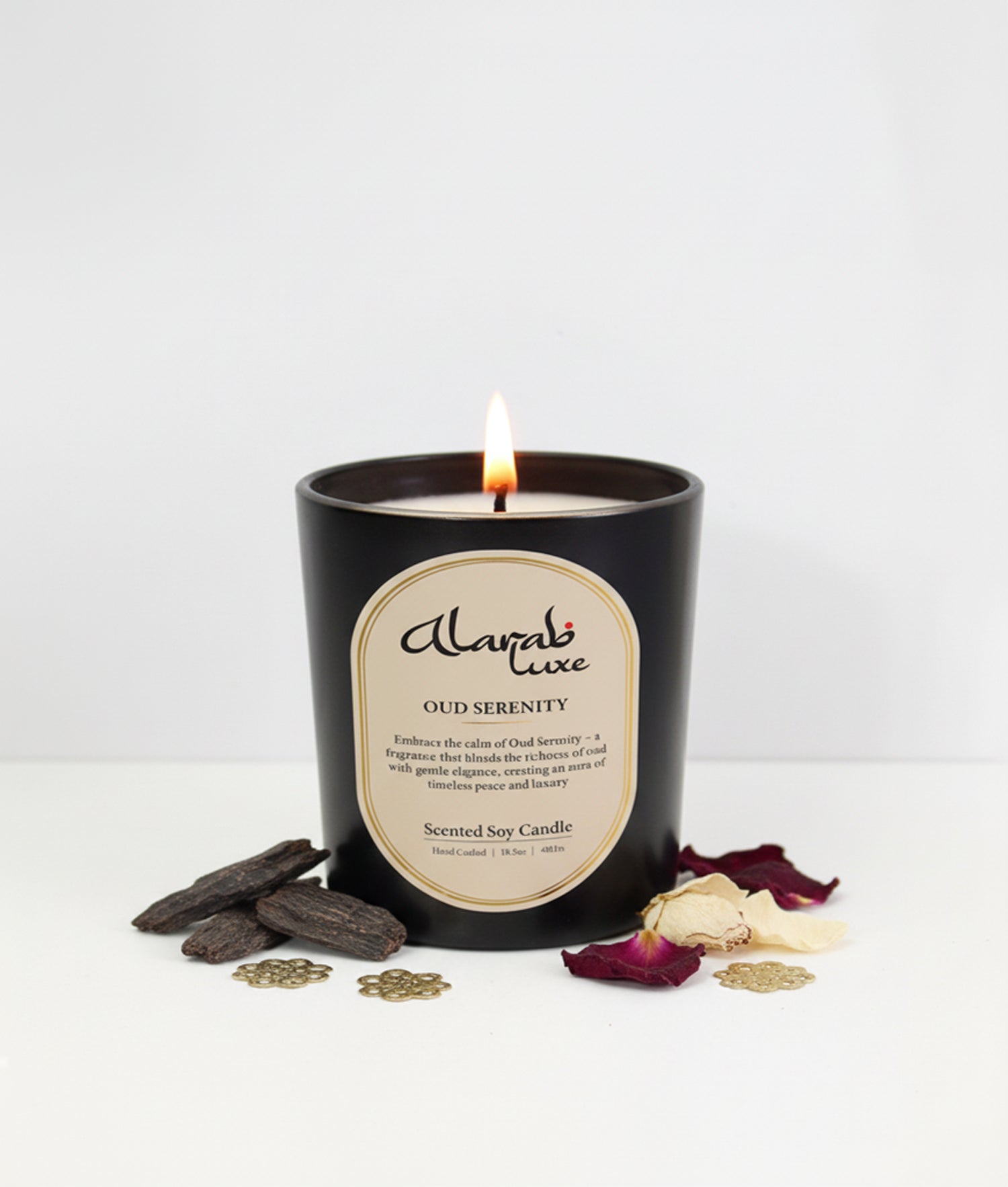 Oud Serenity Jar Candle | Alarab Luxe – alarabluxe