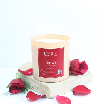 French Rose Big Jar Candle