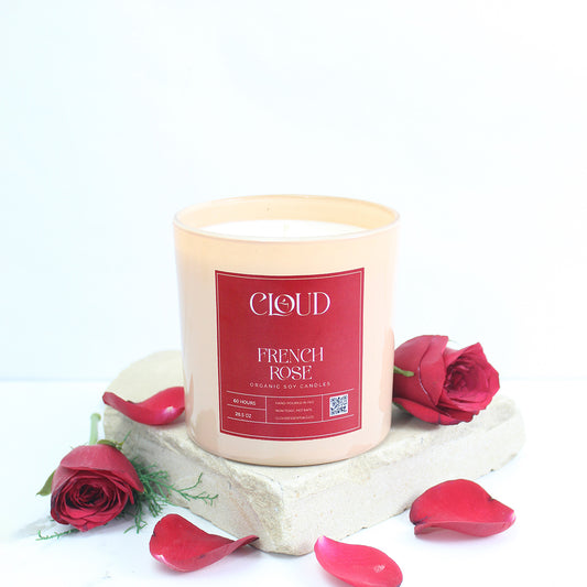 French Rose Big Jar Candle
